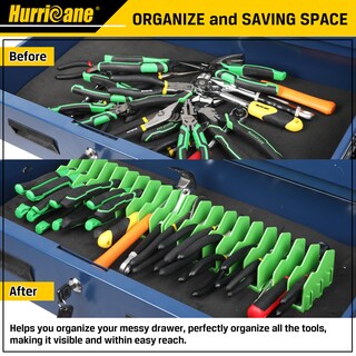 Foto 5 | Organizador de Alicates Hurricane con Base Antideslizante Verde - Venta Internacional