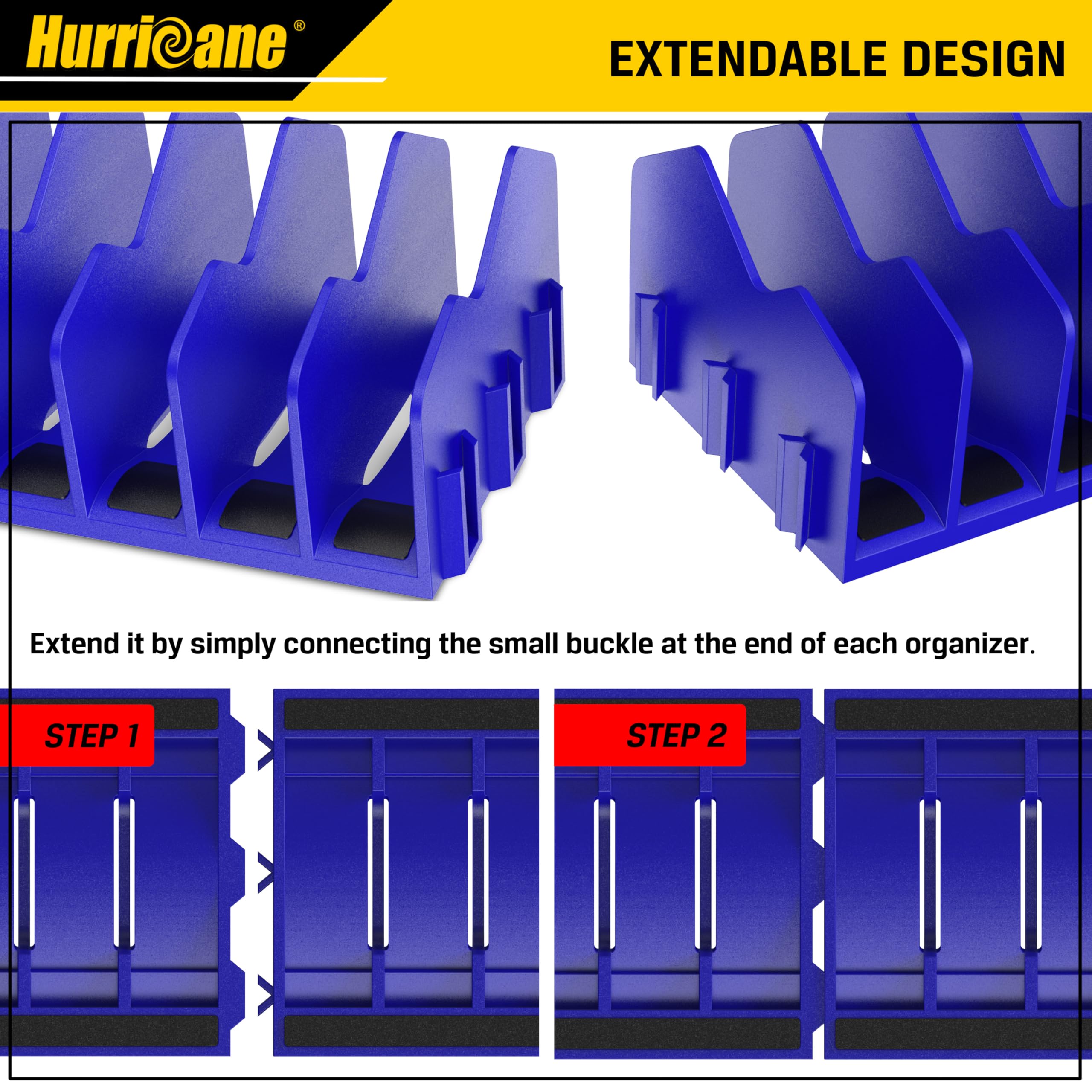 Foto 5 pulgar | Organizador de Alicates Hurricane con Base Antideslizante Azul - Venta Internacional