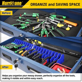Foto 5 | Organizador de Alicates Hurricane con Base Antideslizante Azul - Venta Internacional