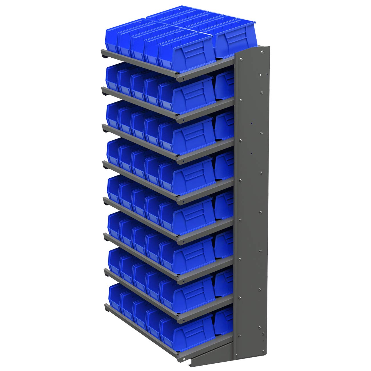 Foto 5 pulgar | Contenedores de Almacenamiento Akro-mils 30237 de Plástico Azul 12 Piezas- Venta Internacional