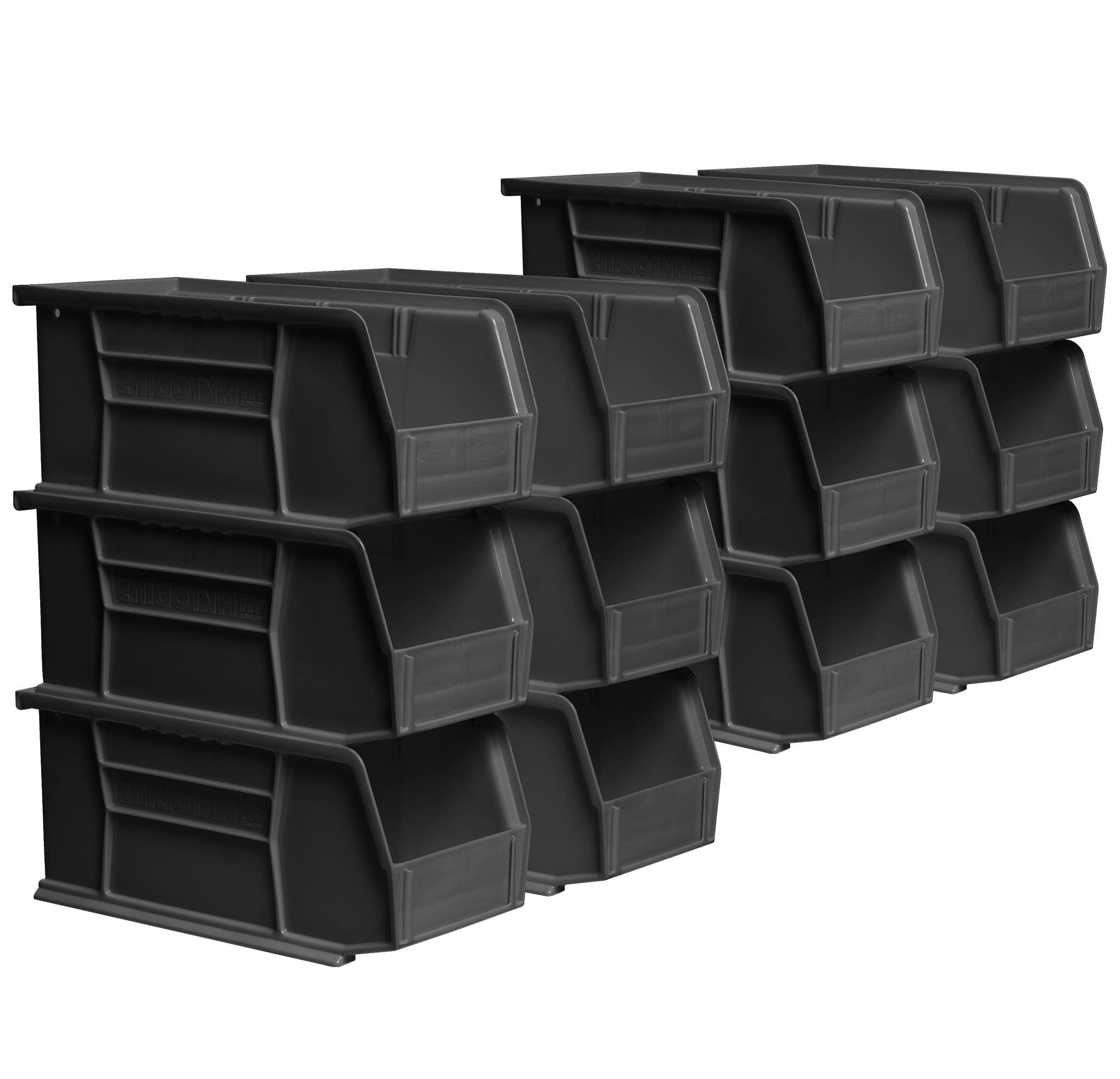 Foto 7 pulgar | Contenedores de Almacenamiento Akro-mils 30230 de Plástico 12 Unidades Negros - Venta Internacional