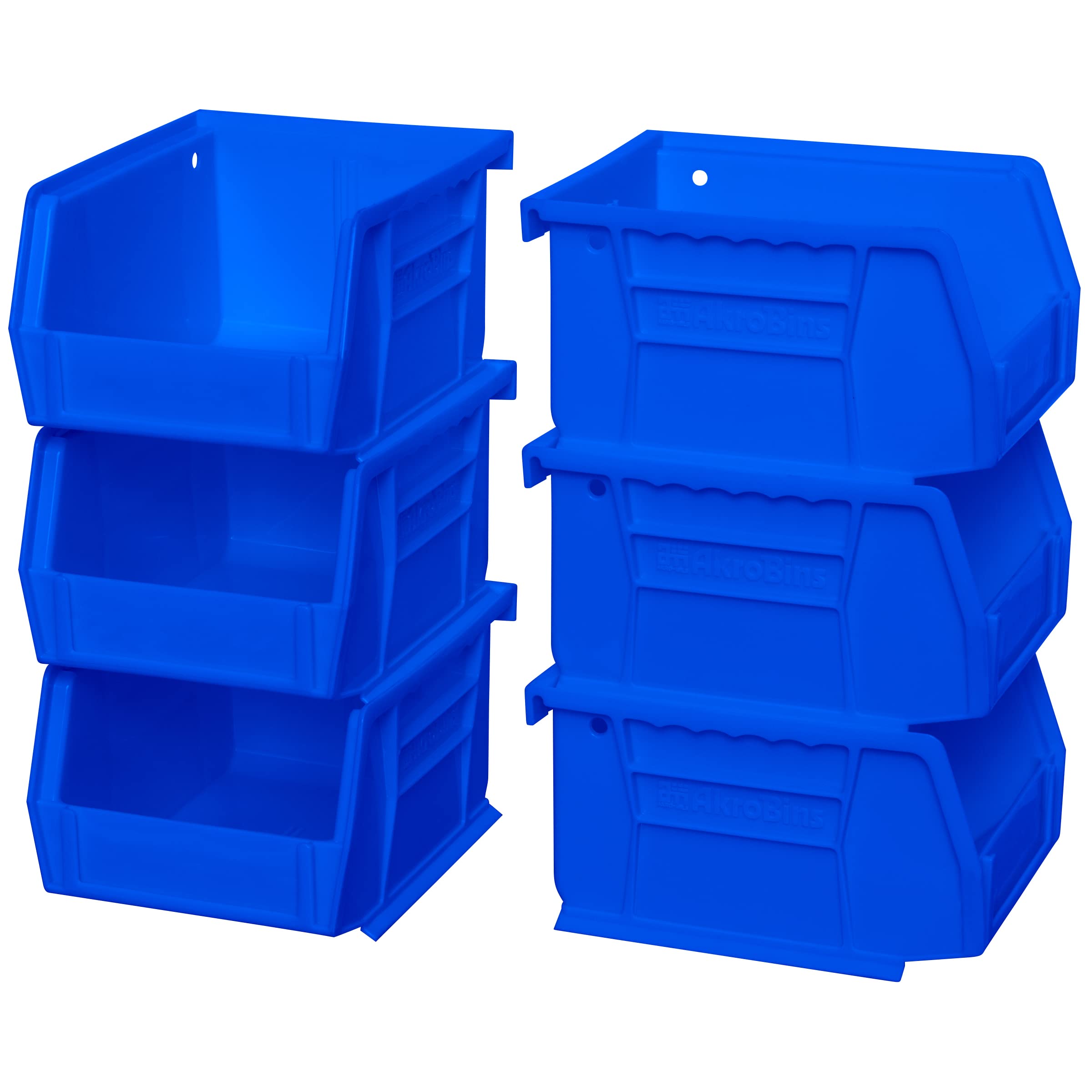 Foto 2 | Caja de Almacenamiento Akro-mils 30210 6 Piezas Azules- Venta Internacional