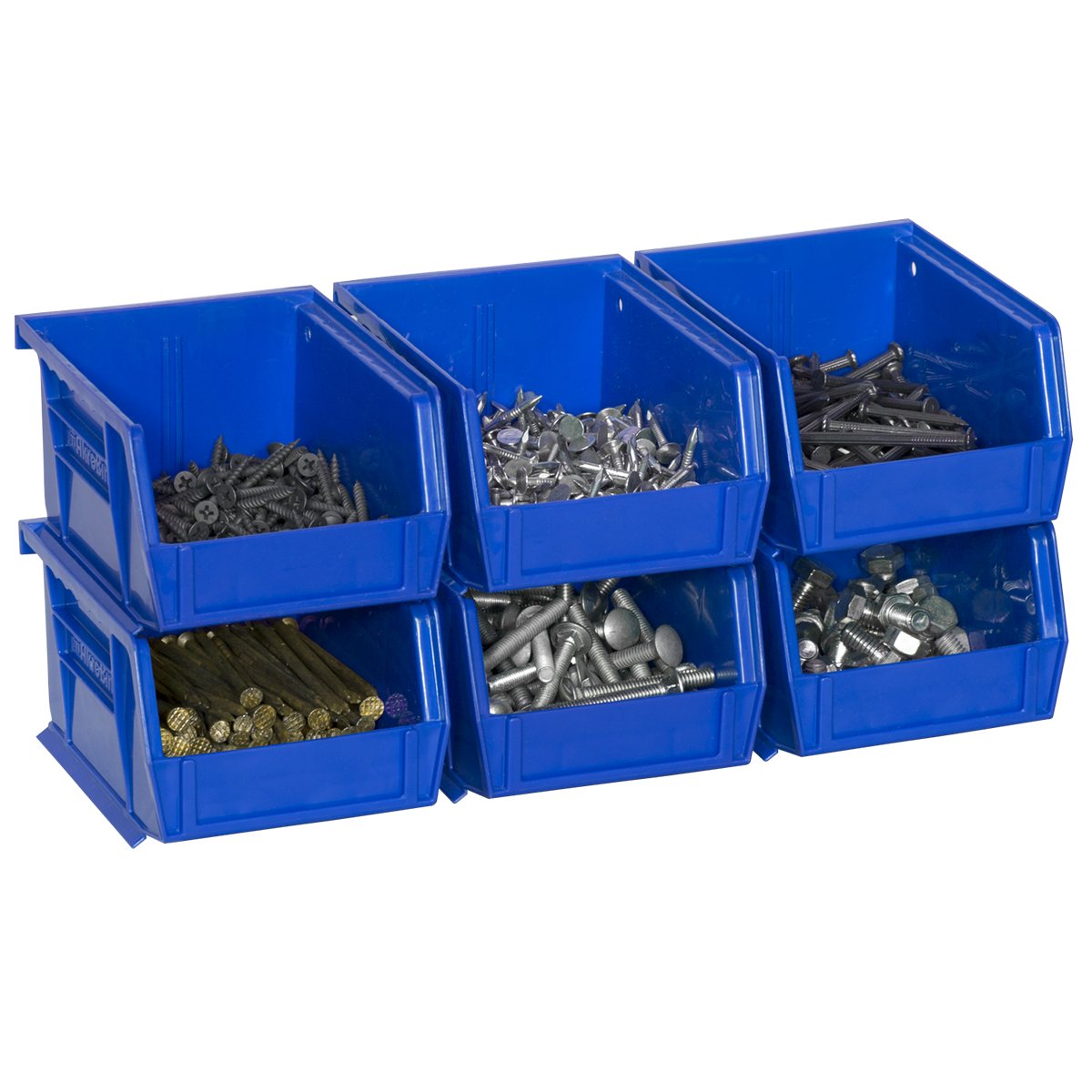 Foto 4 | Caja de Almacenamiento Akro-mils 30210 6 Piezas Azules- Venta Internacional