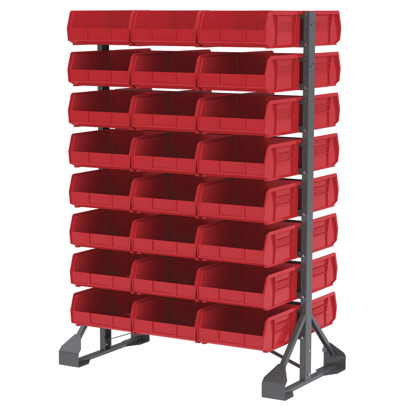 Foto 7 pulgar | Contenedor de Almacenamiento Akro-mils 30235 de Plástico Paquete de 6 Unidades Rojos - Venta Internacional