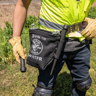 Foto 4 | Bolsa de Herramientas Klein Tools 5416TFR de Lona Ignífuga 5 X 10 X 9 Pulgadas - Venta Internacional