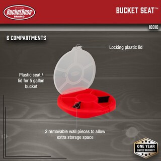 Foto 2 | Caja Organizadora Bucket Boss de Herramientas-Venta Internacional