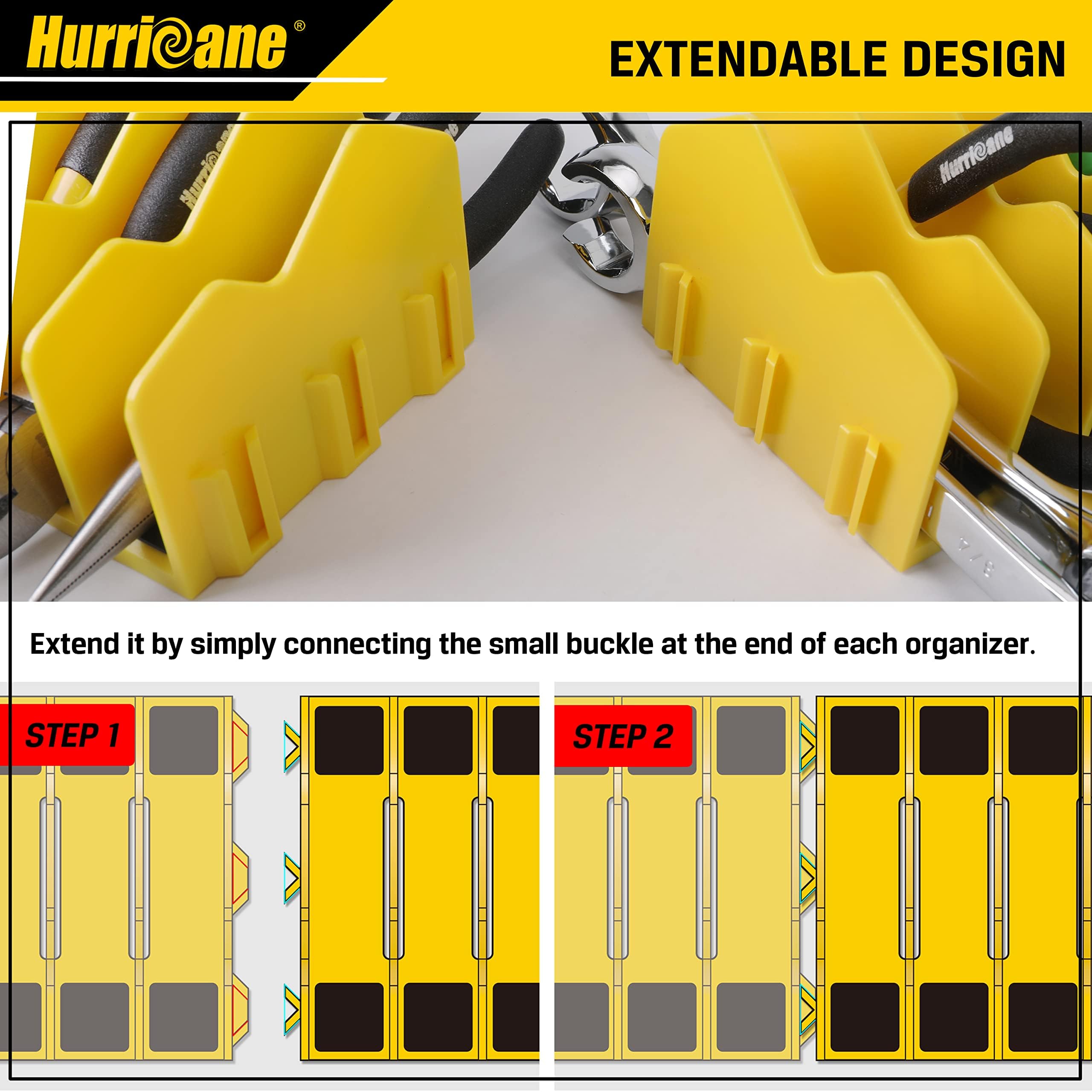 Foto 5 pulgar | Organizador de Alicates Hurricane de 10 Ranuras con Base Antideslizante Paquete de 2 - Venta Internacional