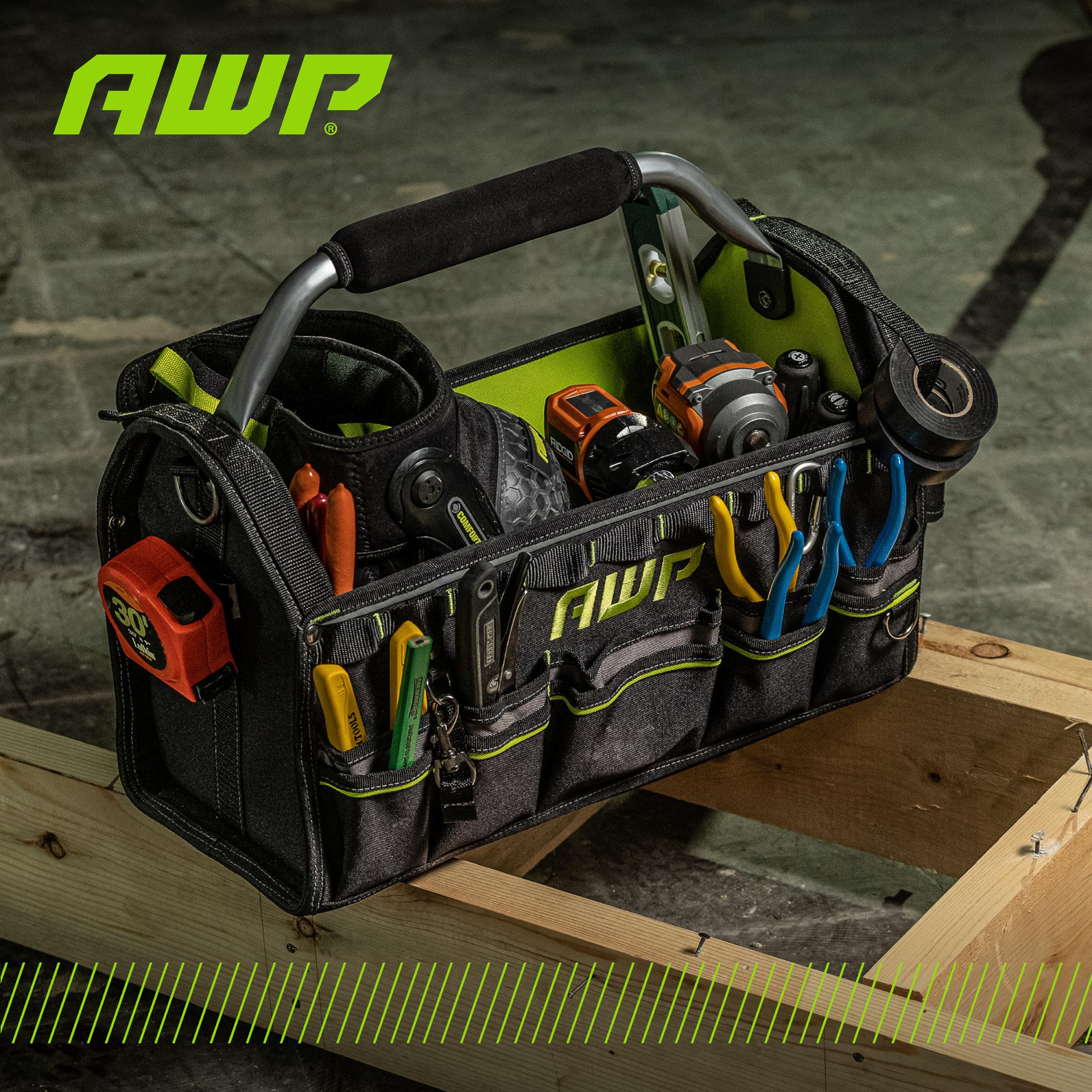 Foto 3 pulgar | Bolsa de Herramientas AWP 45 cm Pro con Asa Giratoria - Venta Internacional