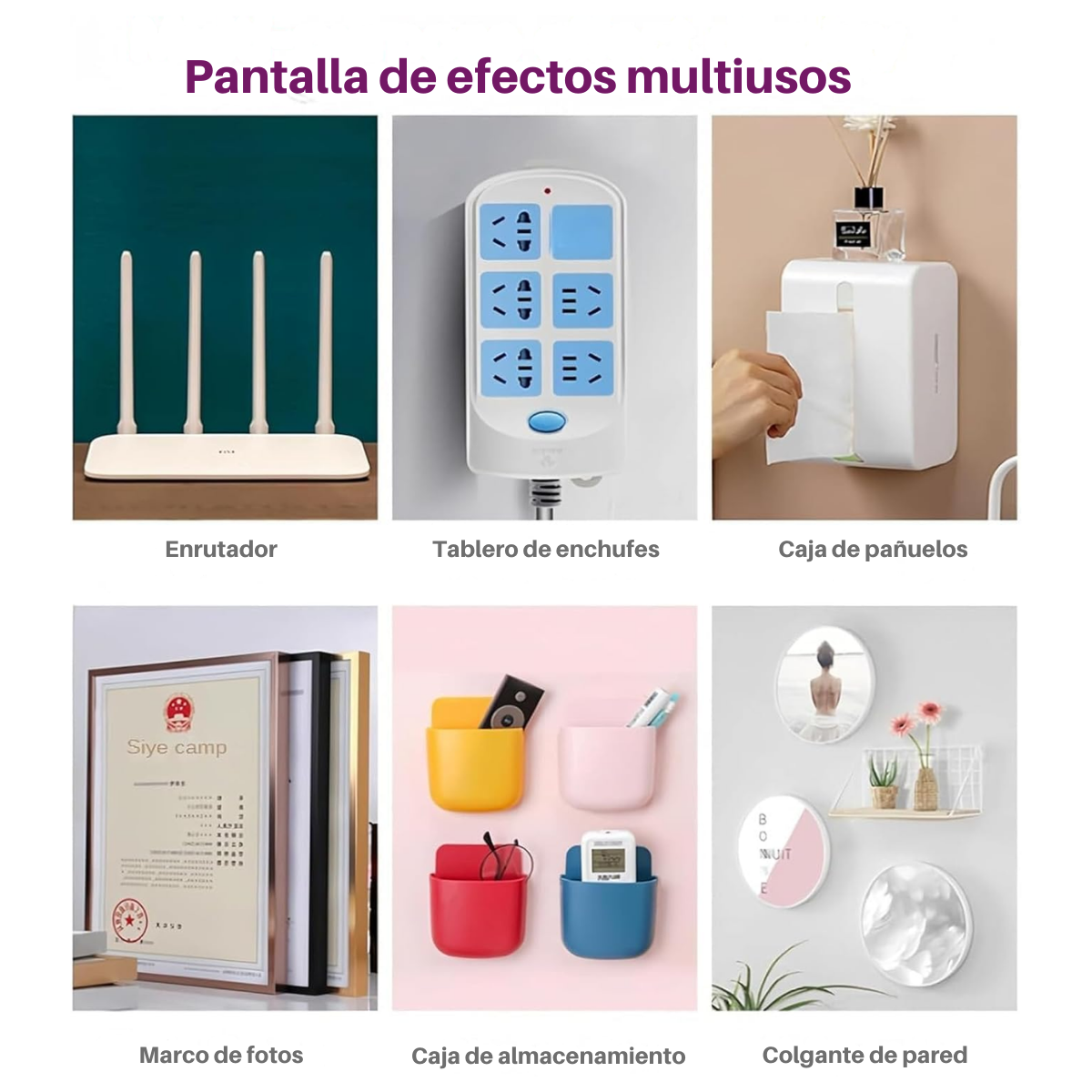 Foto 4 | Ganchos Dobles Autoadhesivos de Pared 20 Piezas