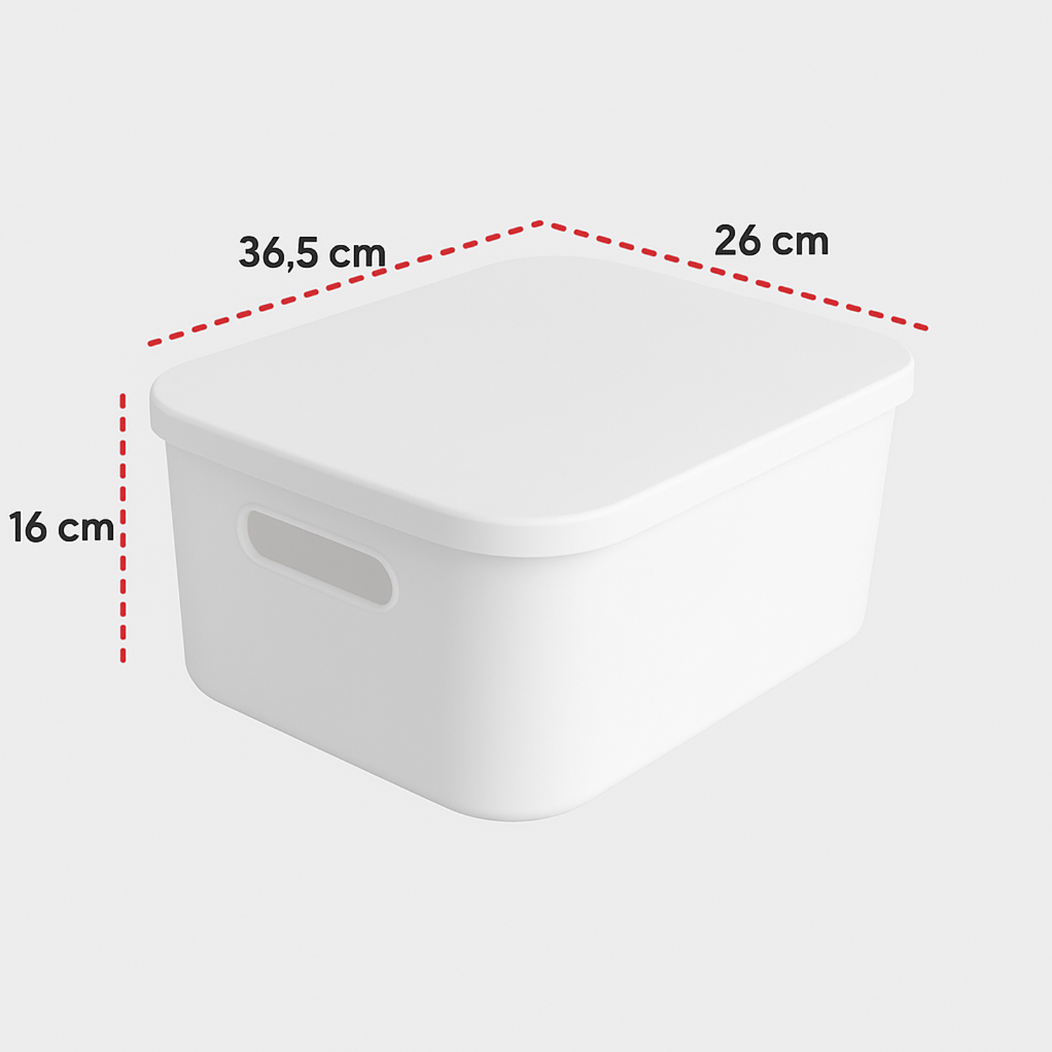 Foto 5 pulgar | Pack de Cajas de Almacenamiento Jauz Blancas 5 Piezas