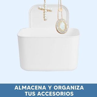 Foto 3 | 5 Cajas Organizadoras de Plástico Jauz Blancas