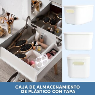 Foto 5 | 5 Cajas Organizadoras de Plástico Jauz Blancas