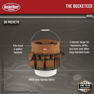Foto 2 | Organizador De Herramientas Bucket Boss The Bucketeer Brown 10030 - Venta Internacional.