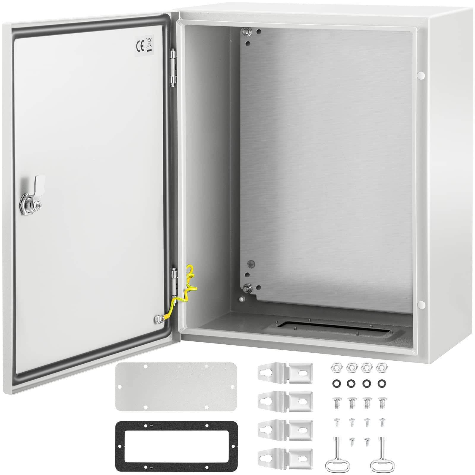 Carcasa De Acero Vevor Nema 4x 20x16x10'' Con Placa De Montaje - Venta Internacional.
