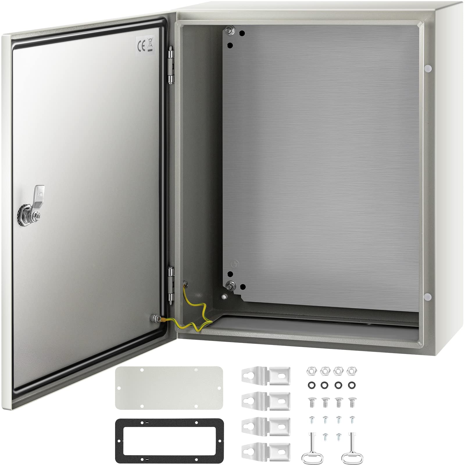 Caja De Acero Vevor Nema 4x 20x16x8'' Con Placa De Montaje - Venta Internacional.