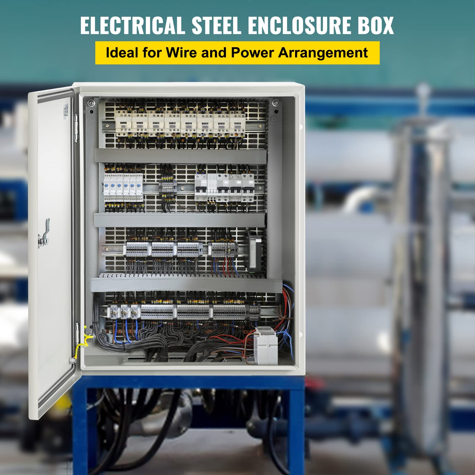 Foto 4 pulgar | Caja Eléctrica De Acero Vevor Nema 4x Carcasa 40x40x20cm Ip66 - Venta Internacional.