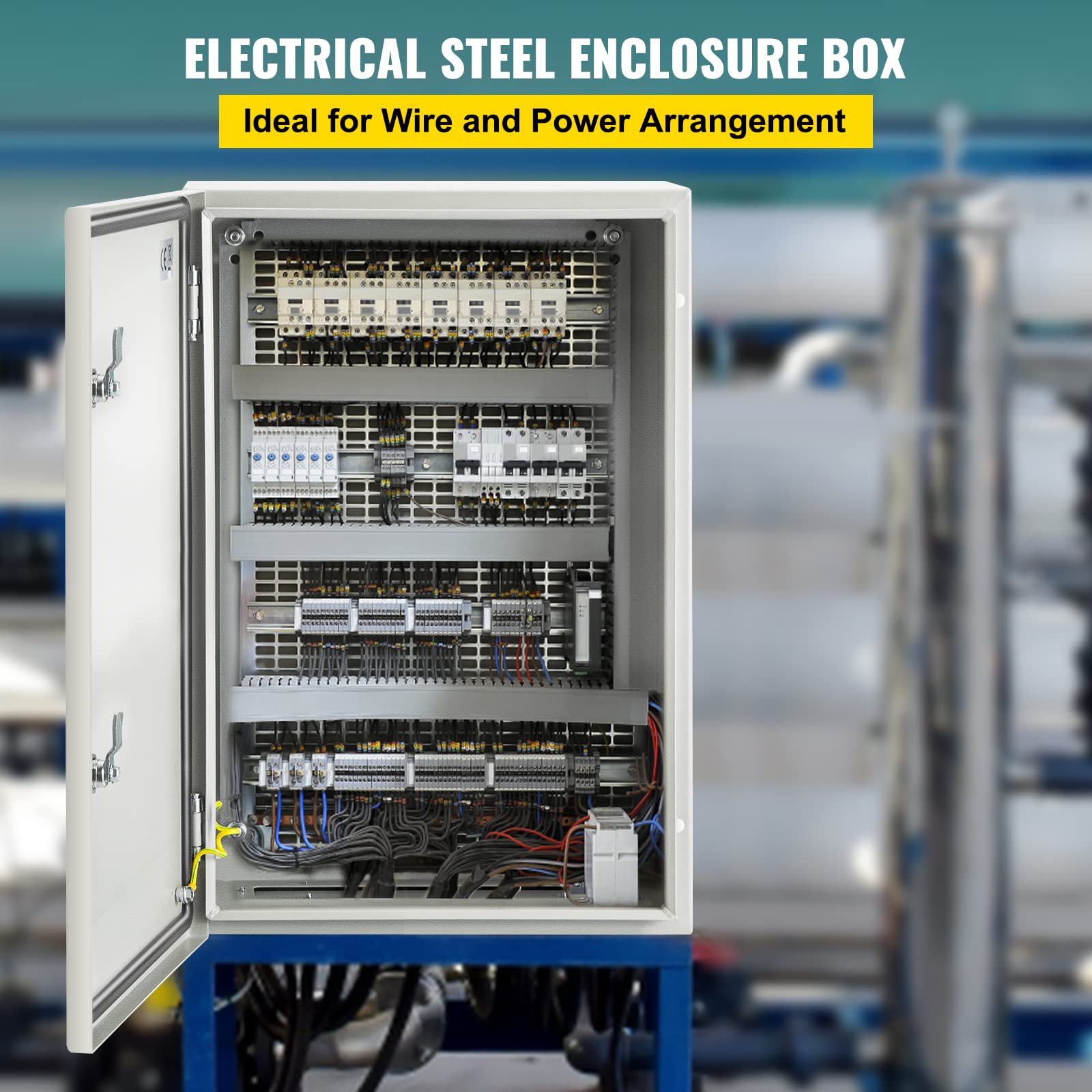 Foto 3 pulgar | Caja Eléctrica De Acero Vevor Nema 4x Carcasa 60x40x25 Cm Ip66 - Venta Internacional.