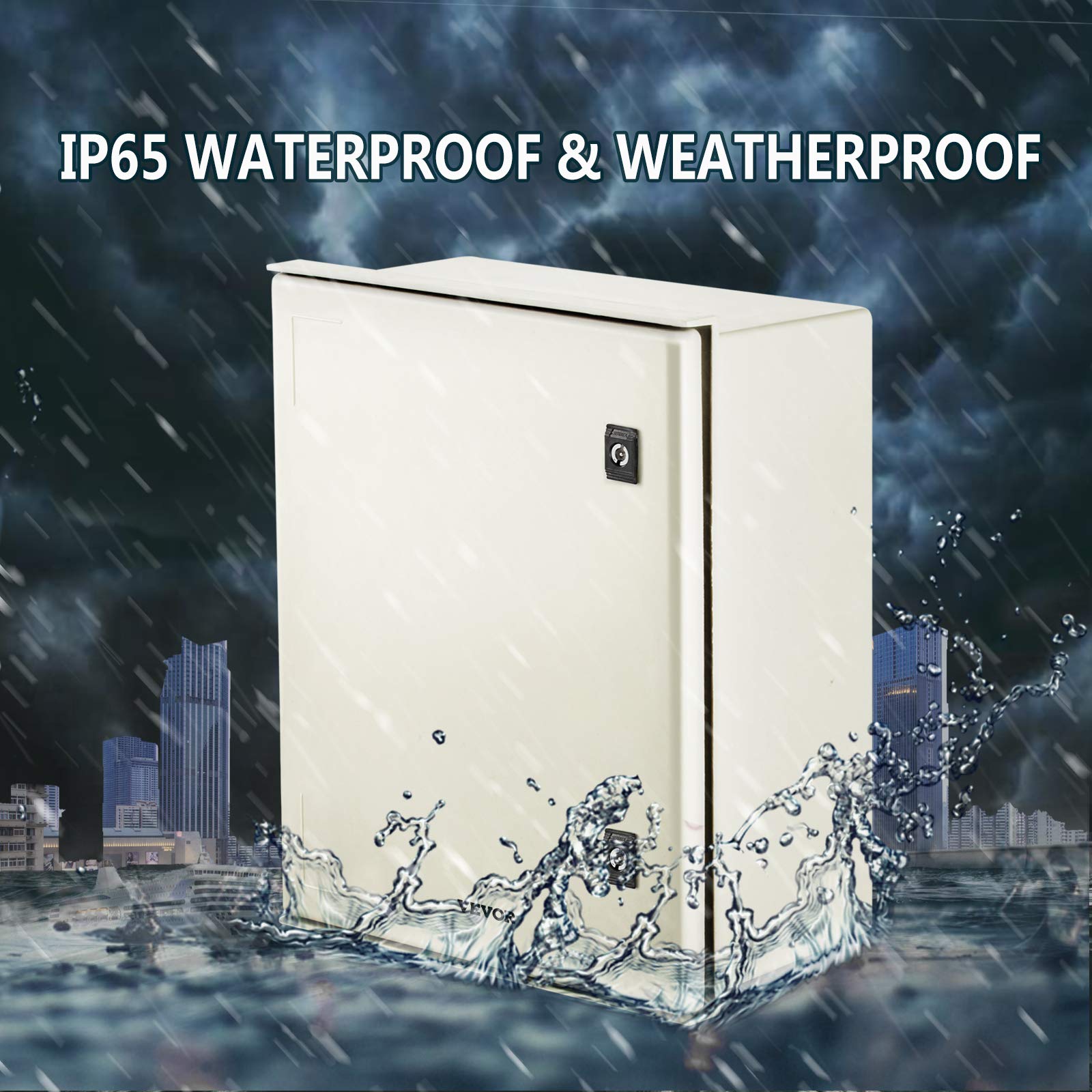 Foto 7 pulgar | Caja Eléctrica Vevor Fiberglass 50x40x20cm Ip65 - Venta Internacional.