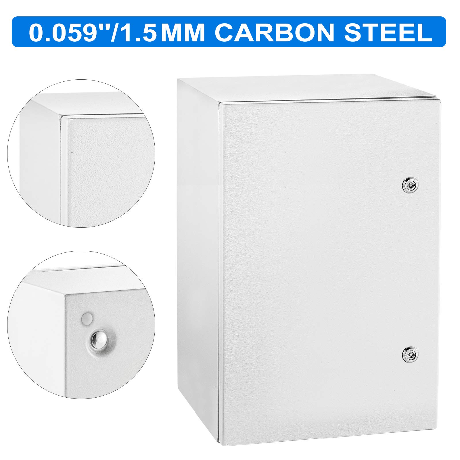 Foto 2 | Caja Eléctrica Vevor Steel 60 Cm X 40 Cm X 30 Cm Ip65 - Venta Internacional.