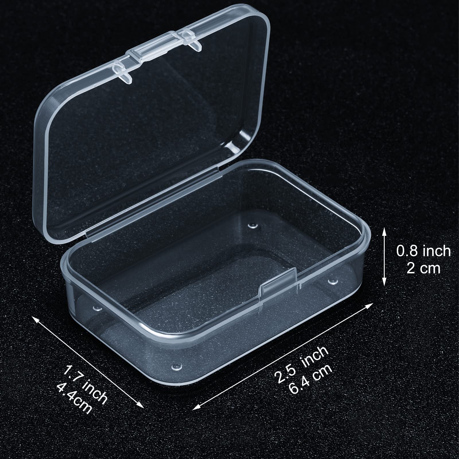 Foto 2 | 24 Paquetes De Recipientes Pequeños De Plástico Transparente Satinior Con Tapa - Venta Internacional.