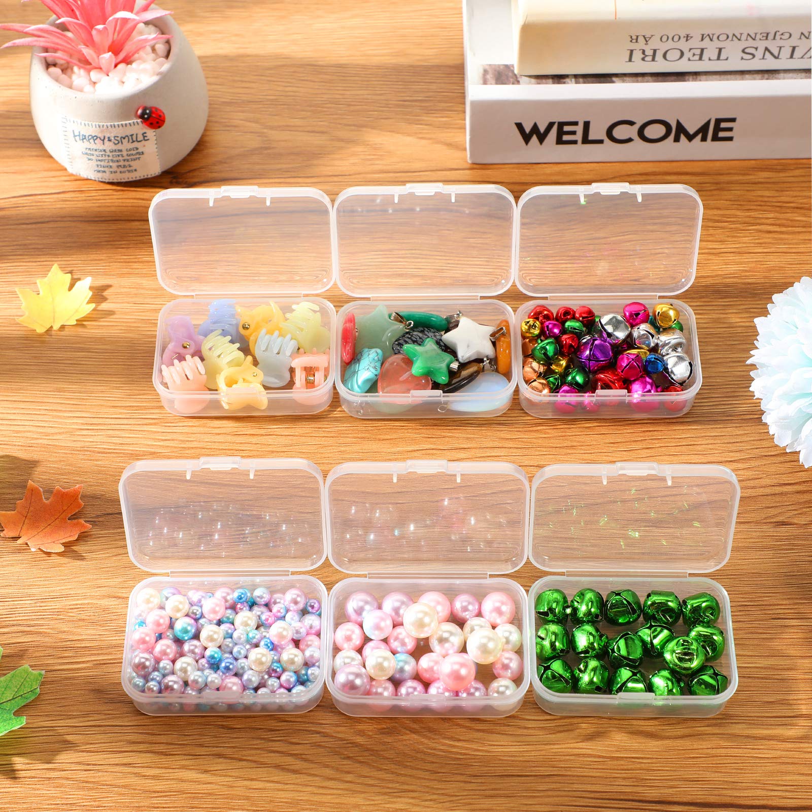 Foto 5 pulgar | 24 Paquetes De Recipientes Pequeños De Plástico Transparente Satinior Con Tapa - Venta Internacional.