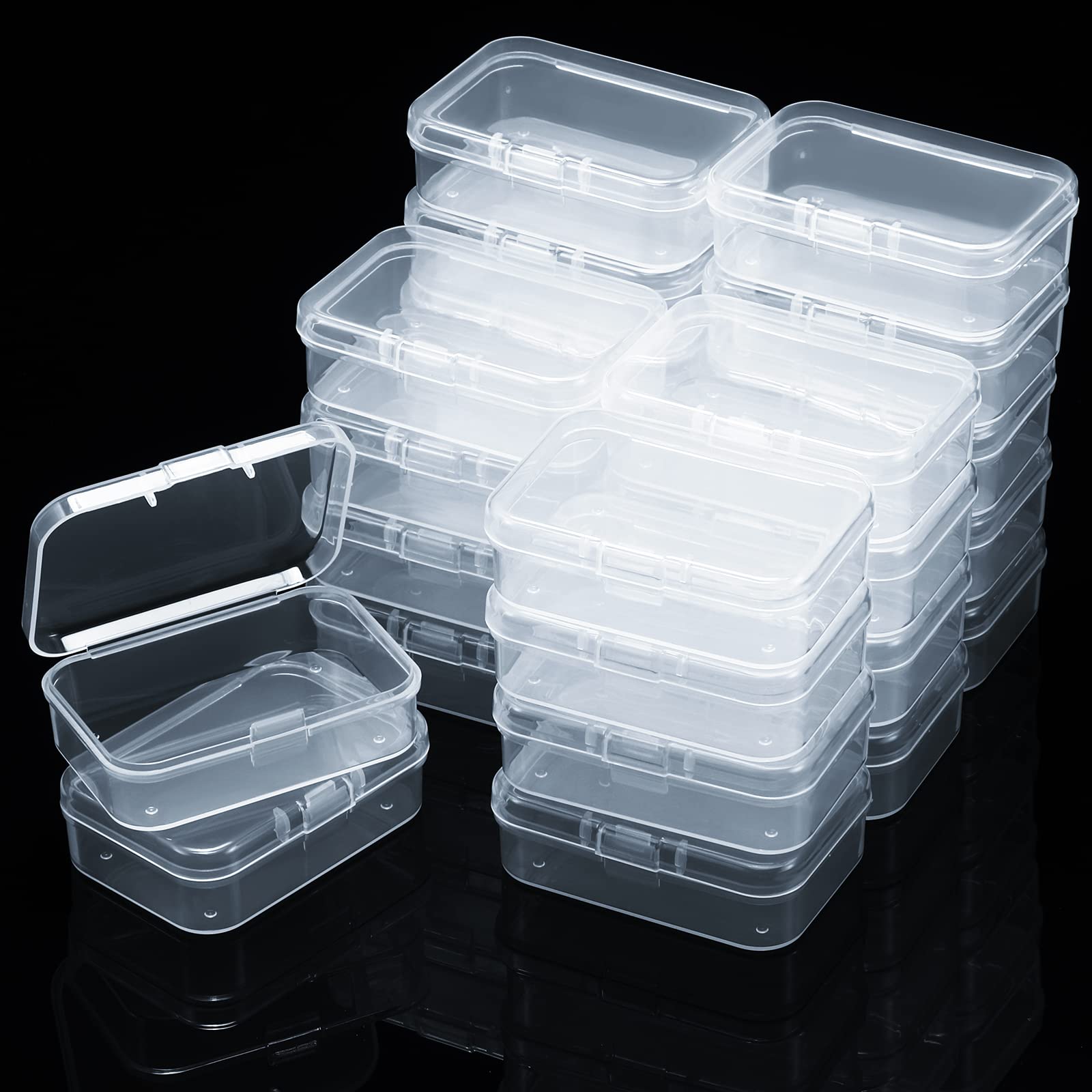 Foto 5 | 24 Paquetes De Recipientes Pequeños De Plástico Transparente Satinior Con Tapa - Venta Internacional.