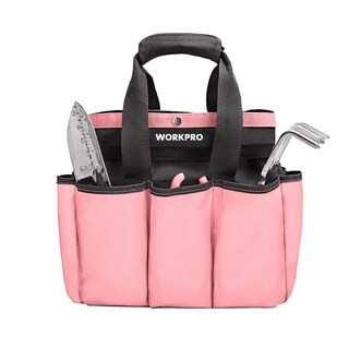 Foto 1 | Bolsa De Jardín Workpro Para Herramientas De Jardín Con 8 Bolsillos, Color Rosa - Venta Internacional.