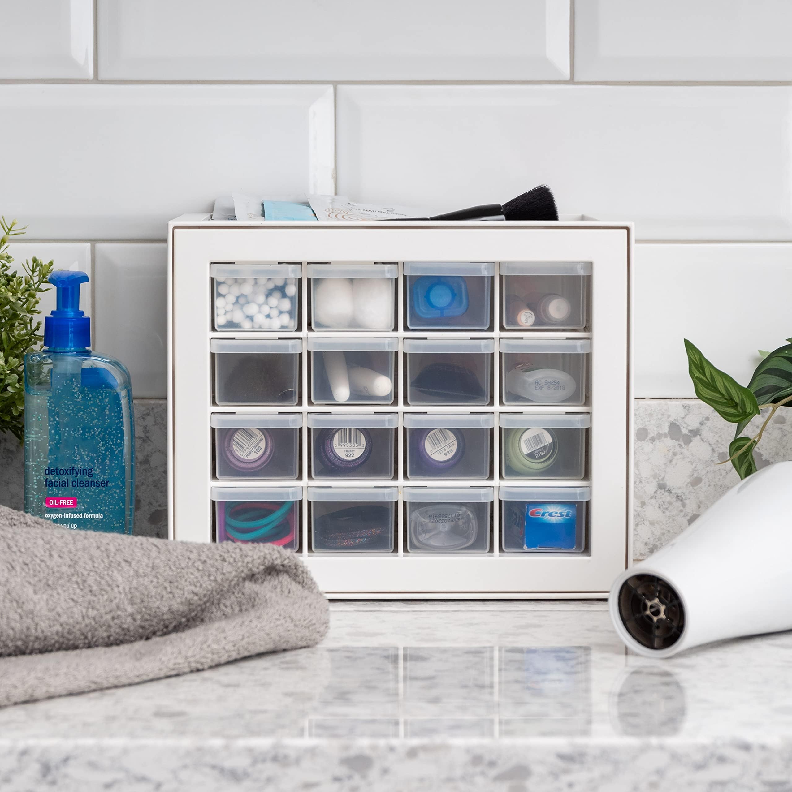 Foto 5 pulgar | Craft Cabinet Storage Iris Usa, 16 Cajones, Piezas De Color Blanco - Venta Internacional.