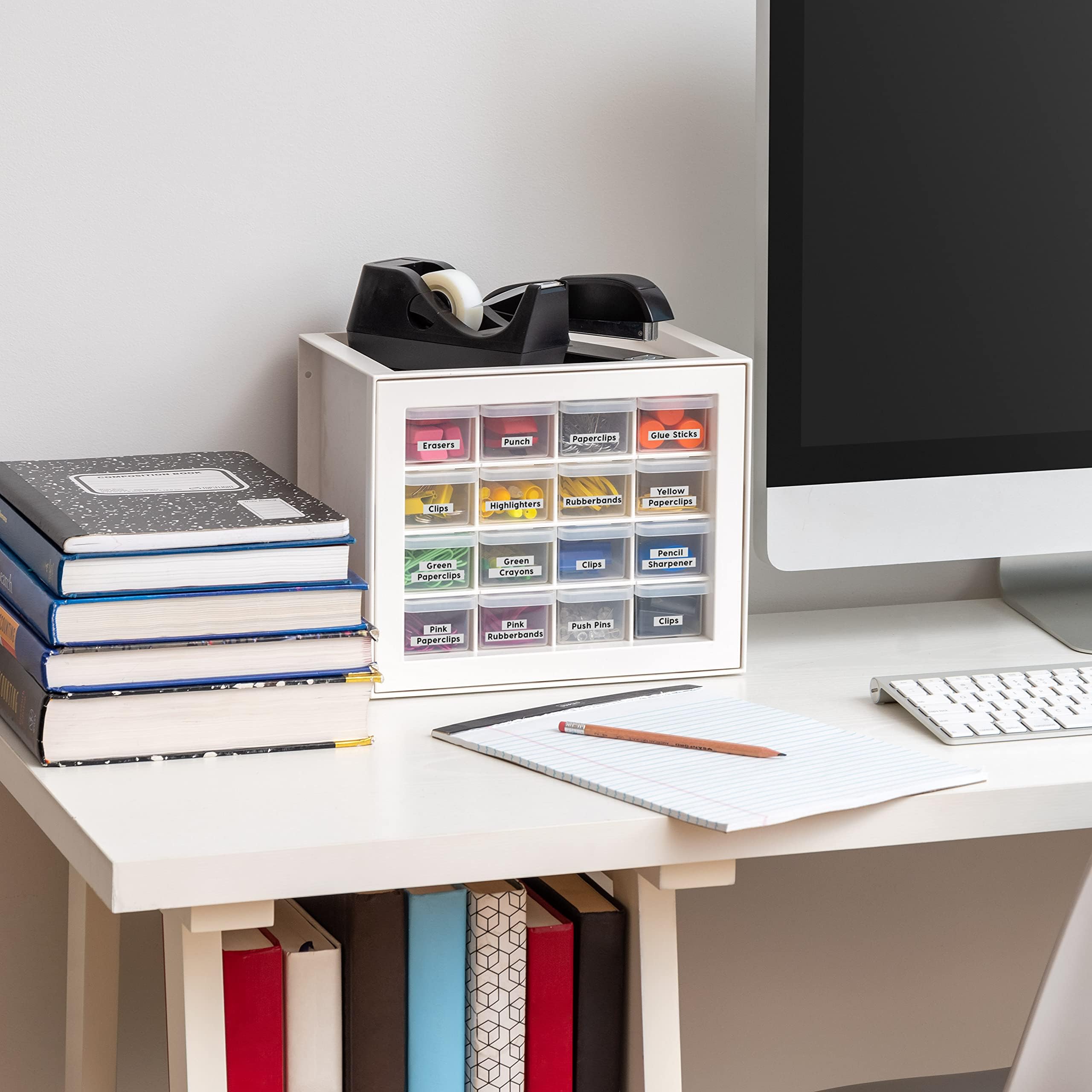 Foto 6 pulgar | Craft Cabinet Storage Iris Usa, 16 Cajones, Piezas De Color Blanco - Venta Internacional.