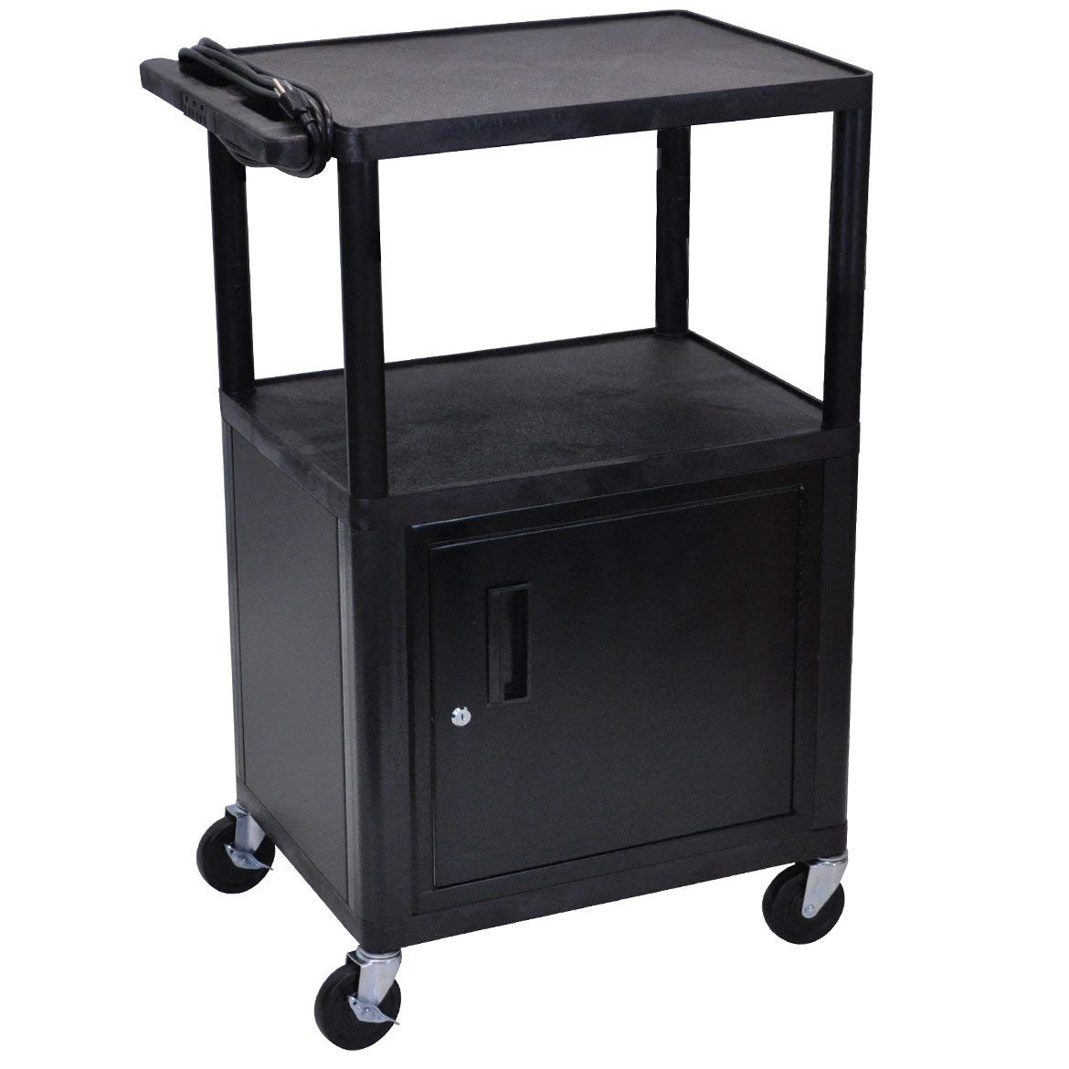 Foto 3 pulgar | Av Cart Luxor Le42c-b 42h Con Armario De Tres Estantes - Venta Internacional.