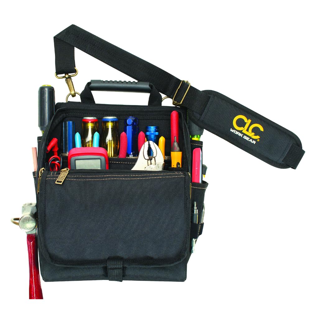 Foto 1 | Funda Para Herramientas Custom Leathercraft 1509 Con Cierre Y 21 Bolsillos, Color Negro - Venta Internacional.