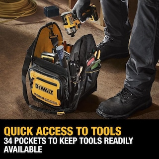 Foto 3 | Bolsa De Herramientas Dewalt Electrician Tote De 11 Pulgadas, Duradera Y Resistente Al Agua - Venta Internacional.