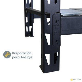 Foto 5 | Estante De 4 Niveles De Uso Rudo