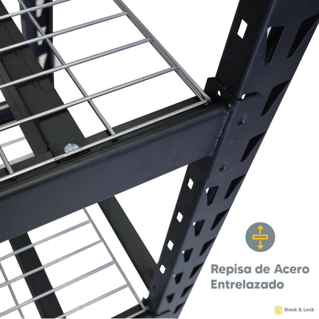 Foto 6 | Estante De 4 Niveles De Uso Rudo