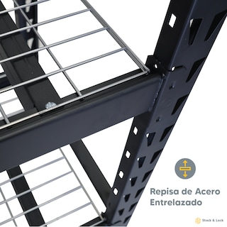 Foto 6 | Estante De 4 Niveles De Uso Rudo