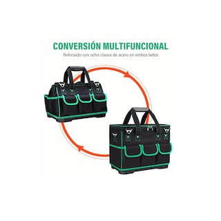 Foto 2 | Bolsa Porta Herramientas color Negro con Verde