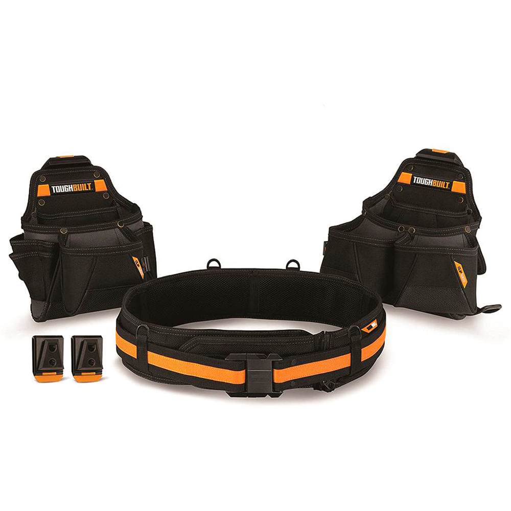 Set 3 PZAS de Cinturón TOUGHBUILT TB-CT-111-3P color Negro para Herramientas