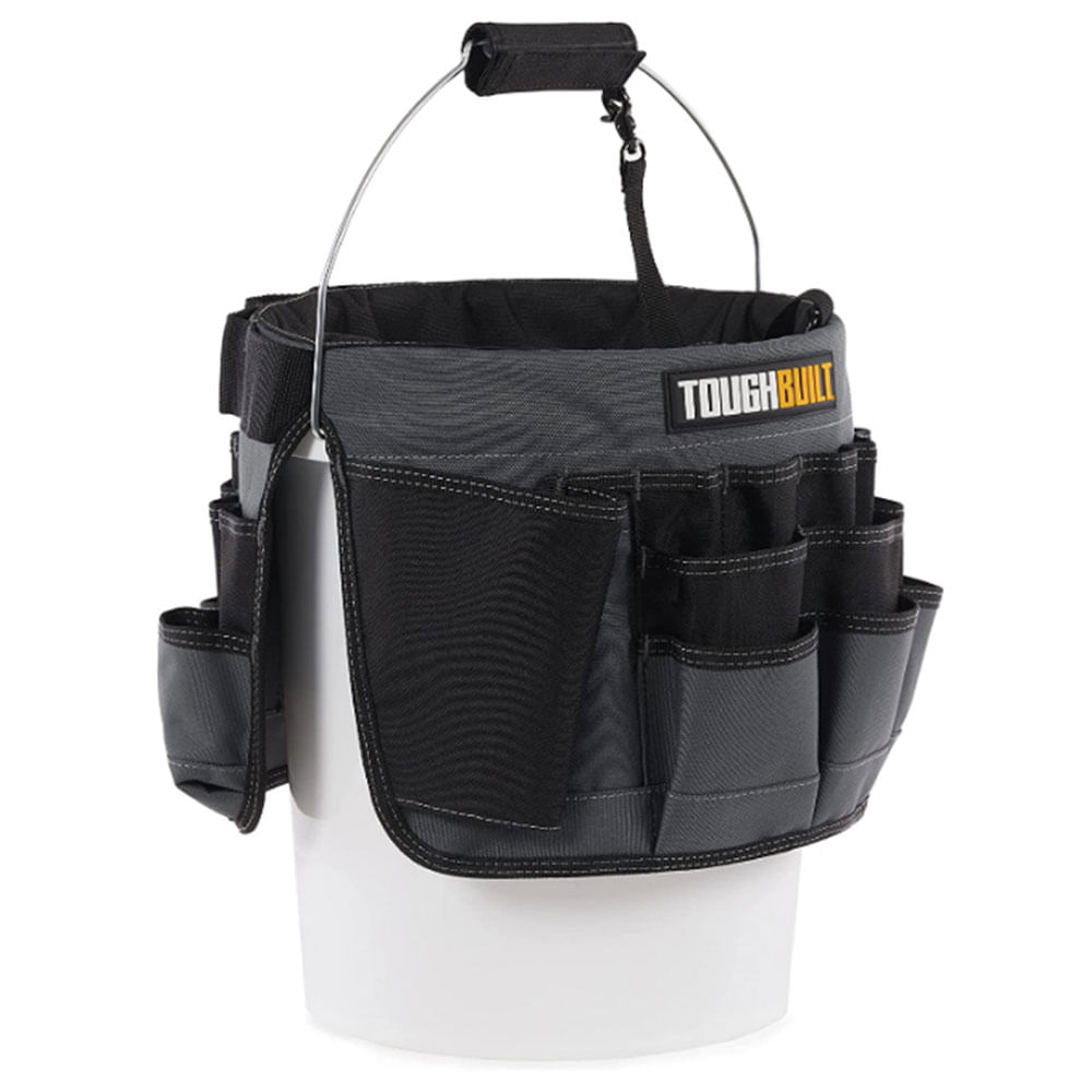 Organizador De Balde Toughbuilt Tb-85 color Negro