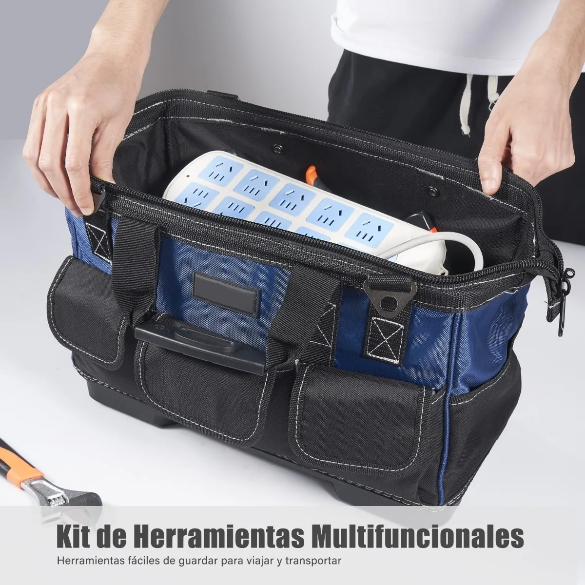 Foto 3 pulgar | Bolsa de Herramientas Eo Safe Imports Esi-3534 color Azul