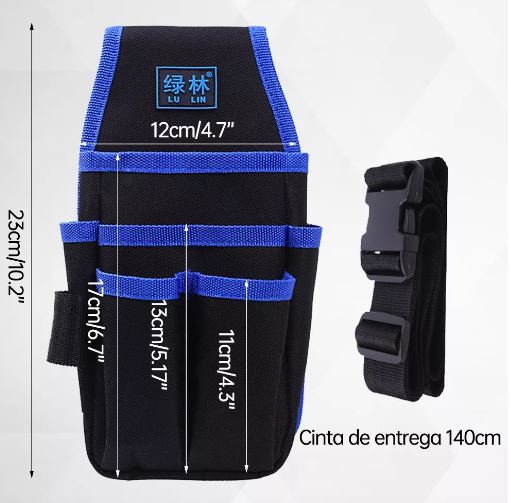 Foto 4 pulgar | Bolsa para Cinturon Porta Herramientas  Negra