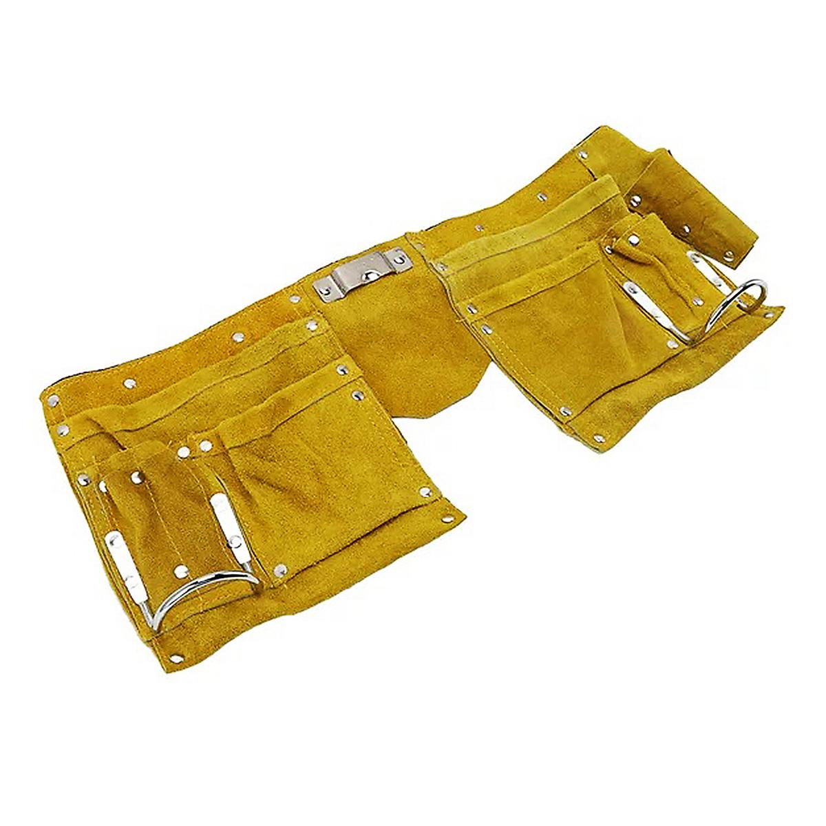 Estuche De Cuero Con 10 Bolsillos Ventdepot  Mxonp-001 1 Pieza Amarillo