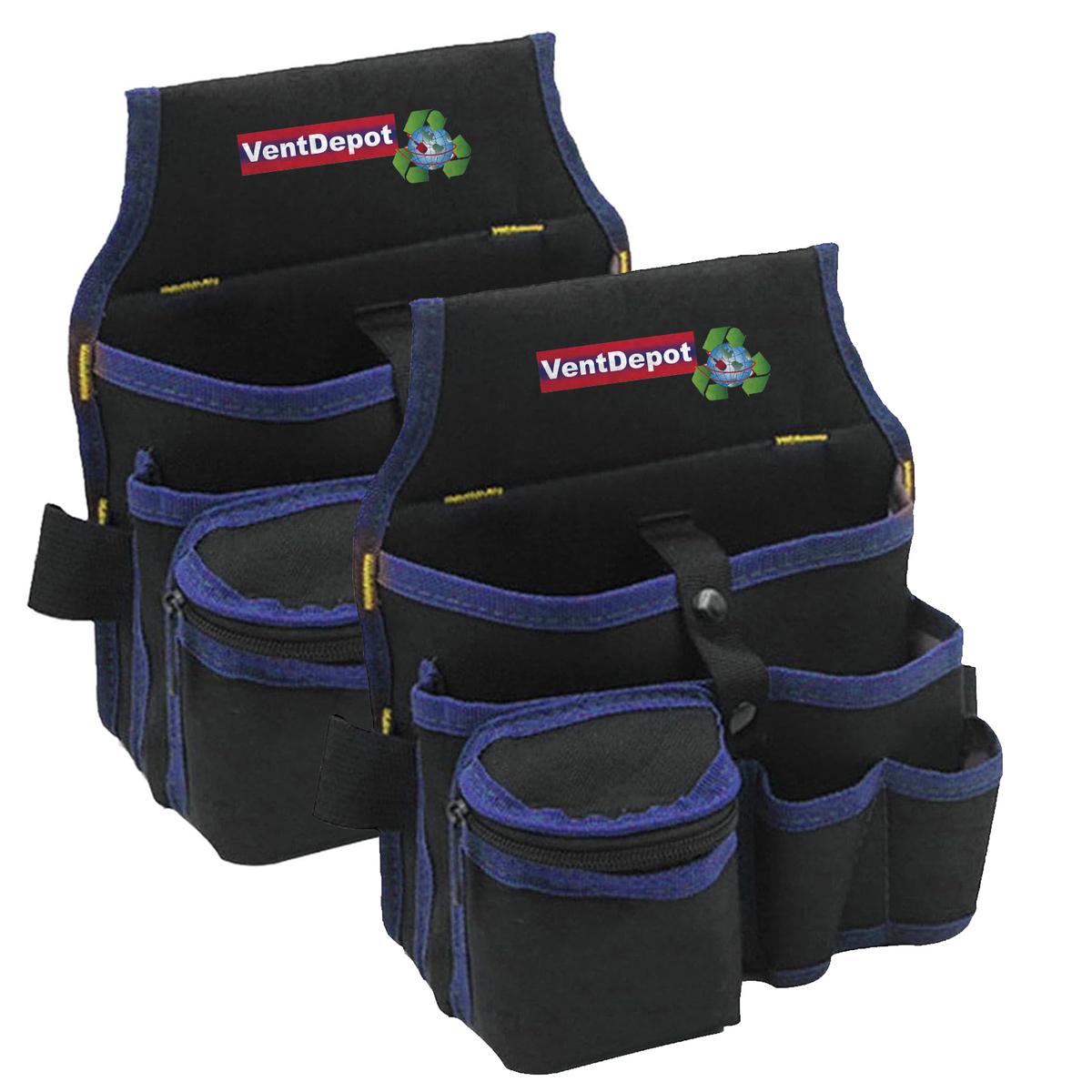 Bolsa Multifuncional Ventdepot  Mxtoe-002 2 Piezas Negro Y Azul