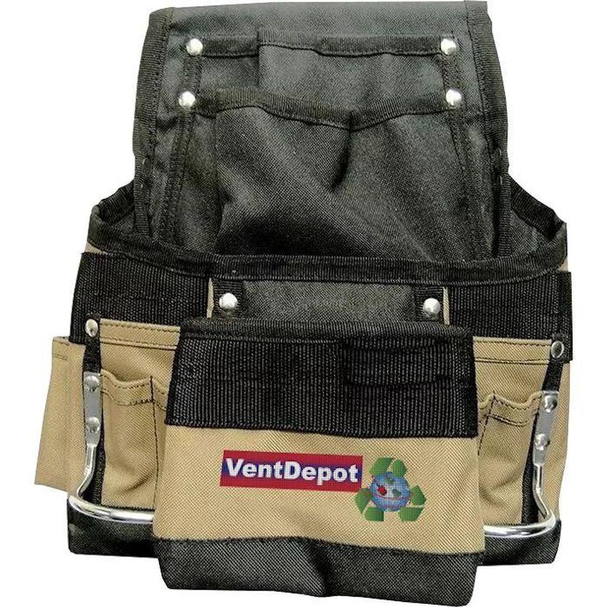 Estuche Para Herramientas Ventdepot  Mxhch-001 1 Pieza Negro Y Café