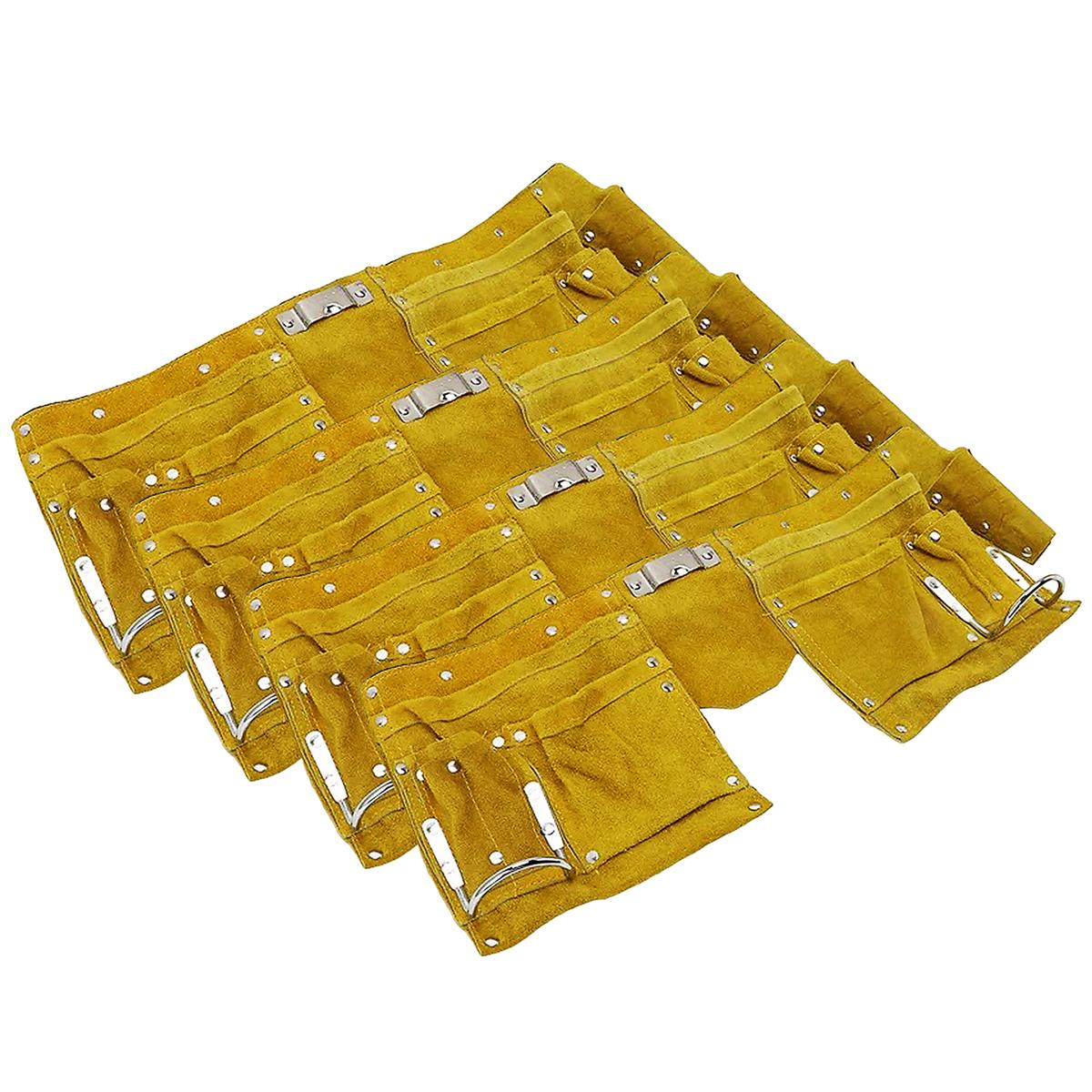 Estuche Con Ganchos Laterales Ventdepot  Mxonp-004 4 Piezas Amarillo