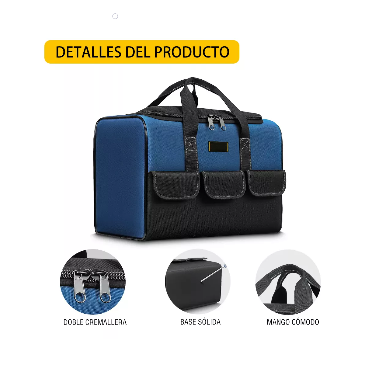 Foto 3 pulgar | Maleta De Herramientas Mochila Organizador Eo Safe Imports Esi-18317 Azul
