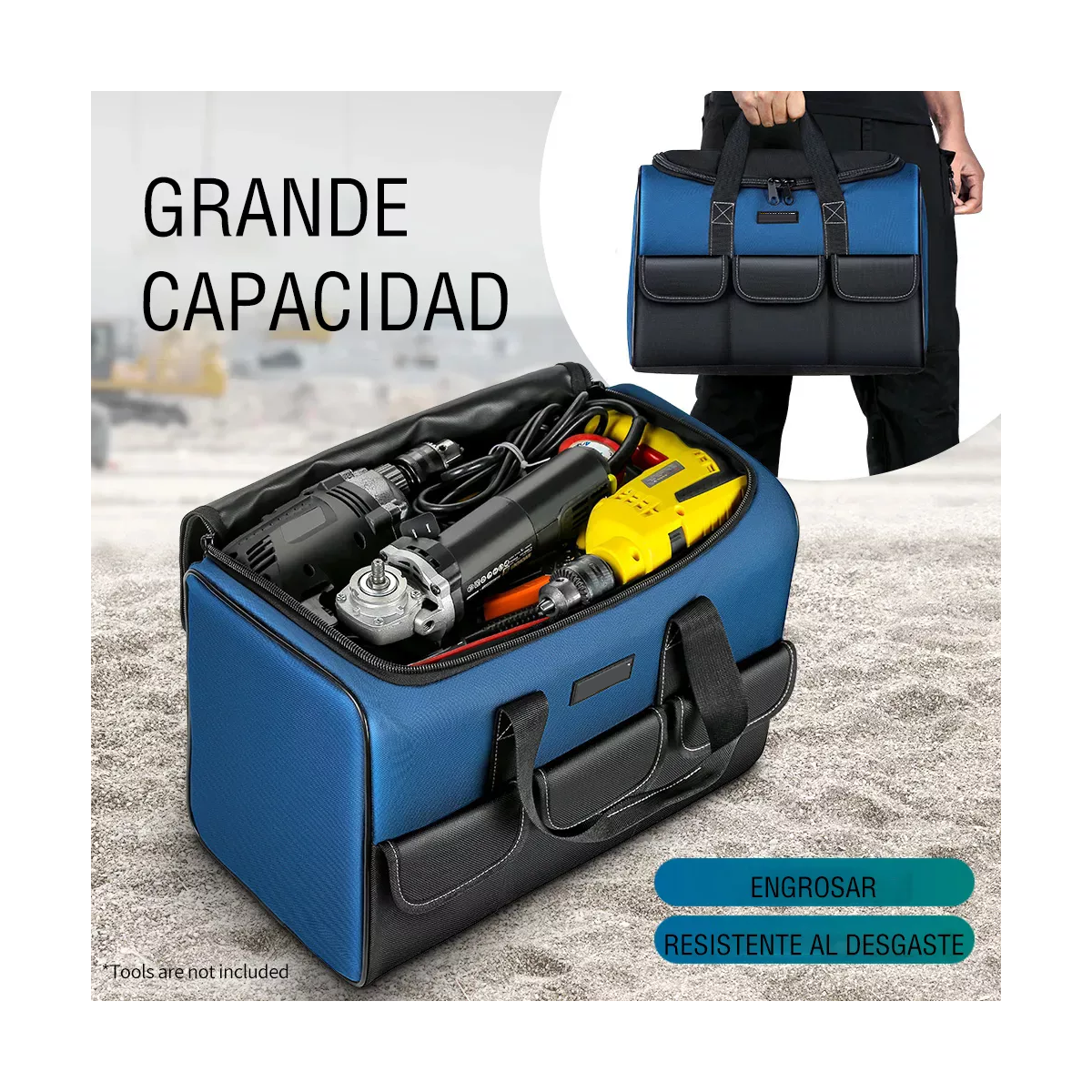 Foto 4 pulgar | Maleta De Herramientas Mochila Organizador Eo Safe Imports Esi-18317 Azul