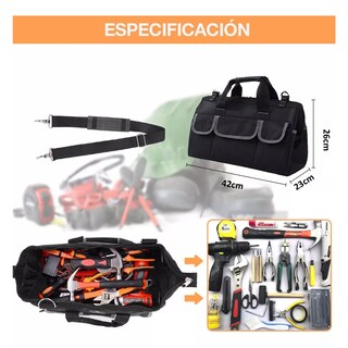 Foto 2 | Bolsa De Herramientas Mochila Electricista Multifuncional Eo Safe Imports Esi-18316 Negro