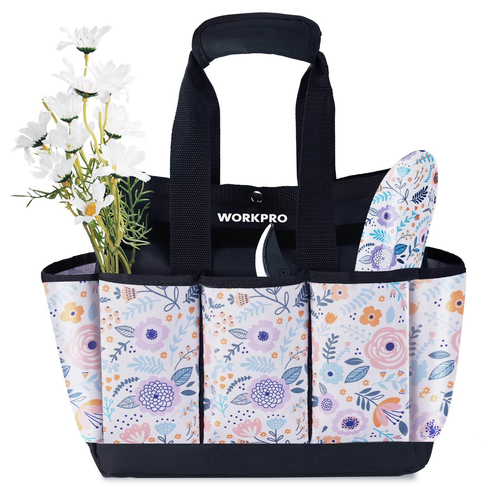 Bolsa Para Herramientas De Jardín Workpro De 9 Bolsillos, Oxford, Muy Resistente, 12 X 12 X 6 Cm - Venta Internacional.