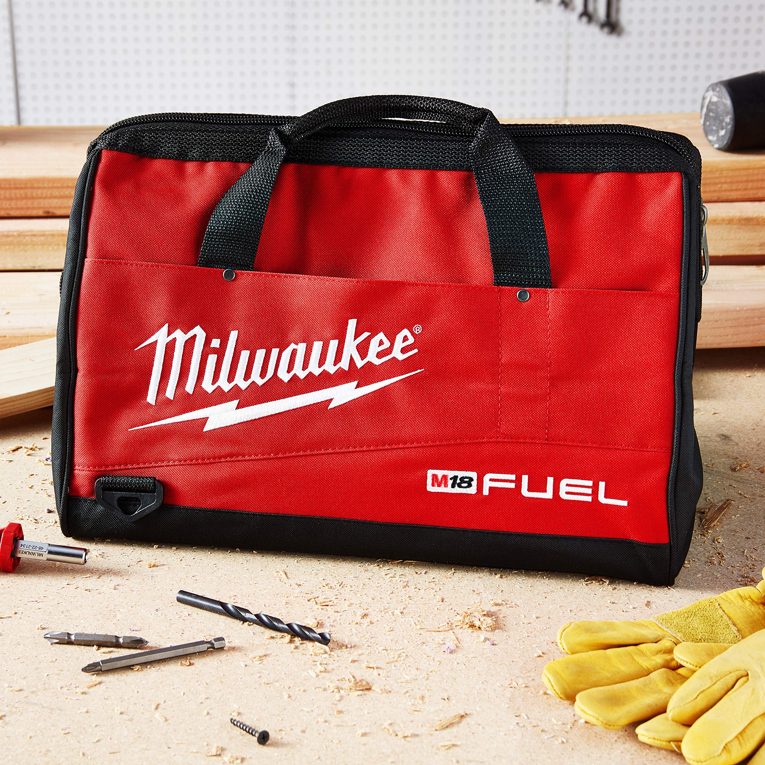 Foto 3 pulgar | Bolsa para Herramientas Milwaukee Roja-Venta Internacional