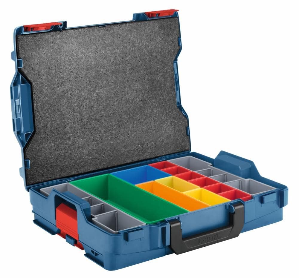 Foto 4 pulgar | Maletín De Transporte Bosch L-boxx-1a Apilable Con 13 Piezas Set De Insertos - Venta Internacional.